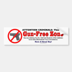 Gewehr-Freihafengebiet Autoaufkleber