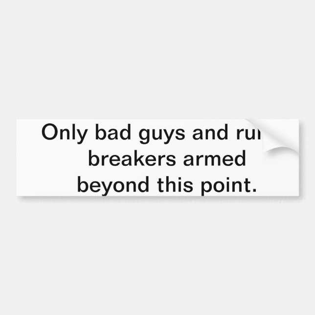 GEWEHR-FREIHAFENGEBIET-ZUSATZ-AUFKLEBER AUTOAUFKLEBER (Vorne)