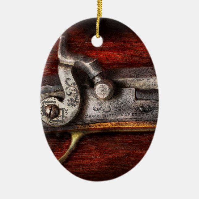 Gewehr - Gewehr-Arbeiten Keramikornament (Vorne)