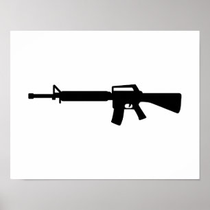 Gewehr M4 Poster