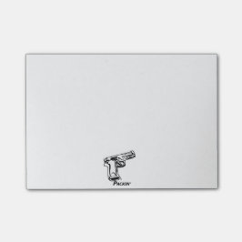 Gewehr Posten-it® Anmerkungen Post-it Klebezettel