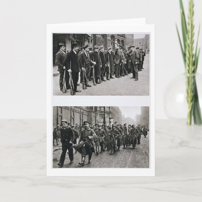 Gewehrbohrgerät des Spartacists (Spitzen) Karte (Vorderseite)