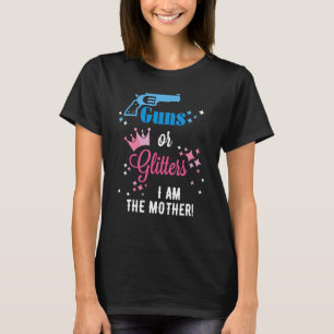 Gewehre oder Glitzer Gender-Offenlegung Shirt für