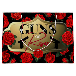 Gewehre oder Rose Geschlecht zeigen Baby-Dusche sc Große Geschenktüte