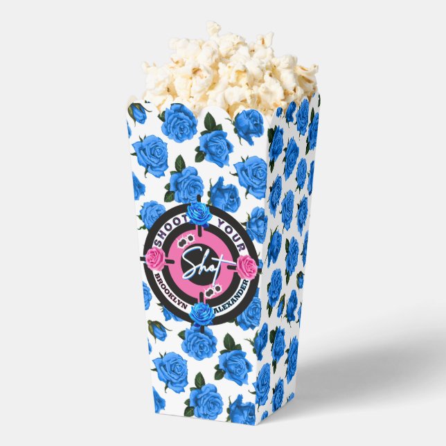 Gewehre oder Rose Geschlecht zeigen rosa/blaue Bab Geschenkschachtel (Geplatzt)