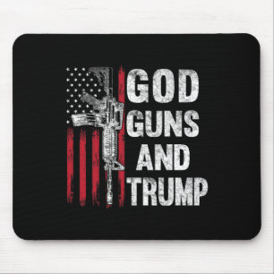 Gewehre und Trump 2. Änderungsflagge Ar15 American Mousepad