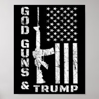 Gewehre und Trump 2. Änderungsflagge Ar15 (zurück)