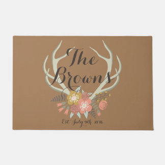 Geweih-Tür-Matte Fußmatte