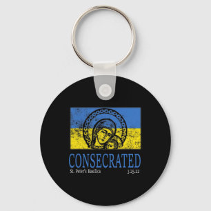 Geweihte Ukraine Unbeflecktes Herz Mariä  Schlüsselanhänger