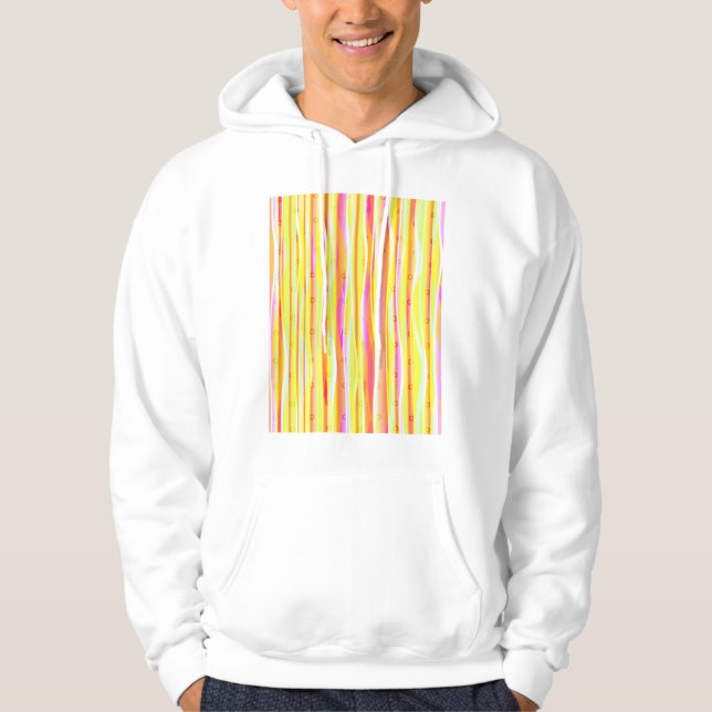 Gewellte Linien Hoodie (Vorderseite)