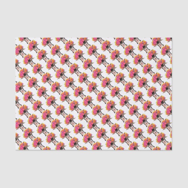 Gewepapier - Posey die Ziege Seidenpapier (Vorderseite)