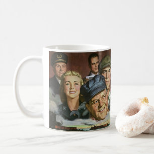 Gewerbe Berufe, Vintage Patriotismus Patriotismus Tasse