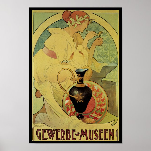 Gewerbe Museen Poster (Vorne)