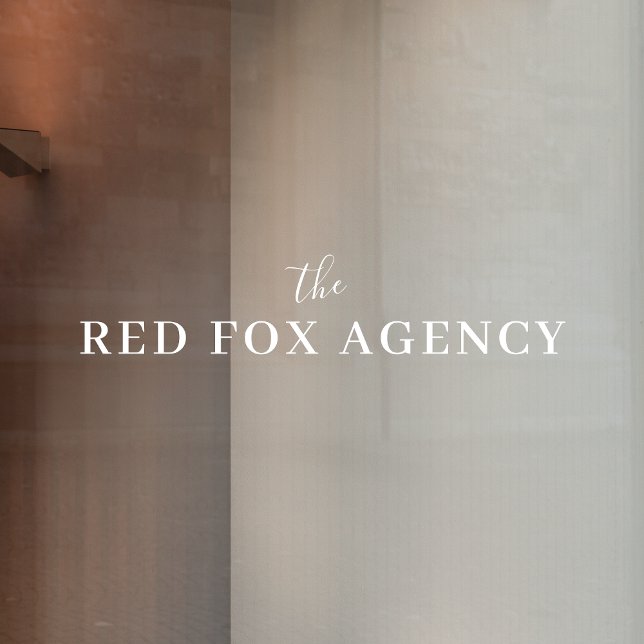 Gewerbename | Unternehmen Fensteraufkleber (Von Creator hochgeladen)