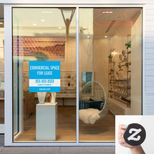 Gewerbliche Immobilie zur Vermietung Mall Shop anp Fensteraufkleber