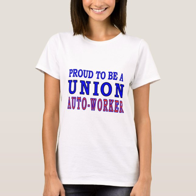 GEWERKSCHAFT AUTO - ARBEITNEHMER T-Shirt (Vorderseite)