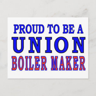 GEWERKSCHAFT BOILER MAKER POSTKARTE