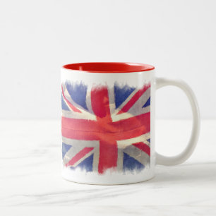Gewerkschaft Flag oder Union Jack British Patriot Zweifarbige Tasse