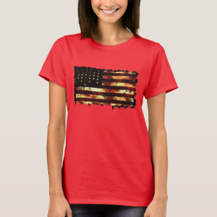 Gewerkschaft Flag, Ziviler Krieg, US Flagge, Grung T-Shirt