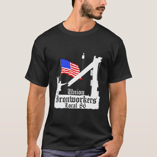 Gewerkschaft Ironworker Local 86 Hoodie American F T-Shirt (Vorderseite)