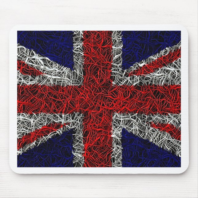 Gewerkschaft Jack Flagge uk patriotisch Mousepad (Vorne)