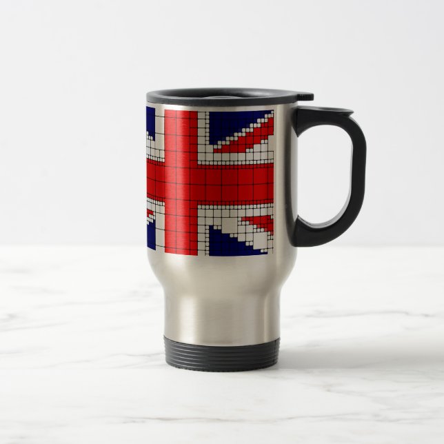 Gewerkschaft Jack Flagge uk patriotisch Reisebecher (Rechts)
