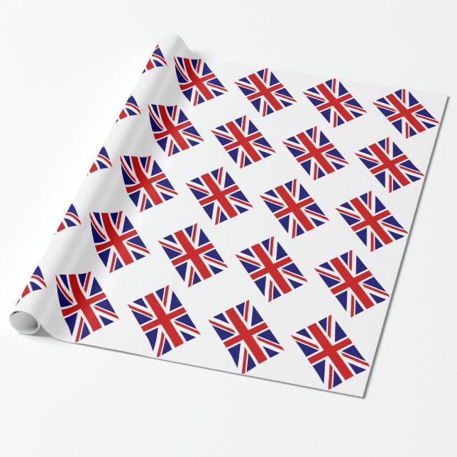 Gewerkschaft Jack Packpapier mit britischer Flagge (Ungerollt)