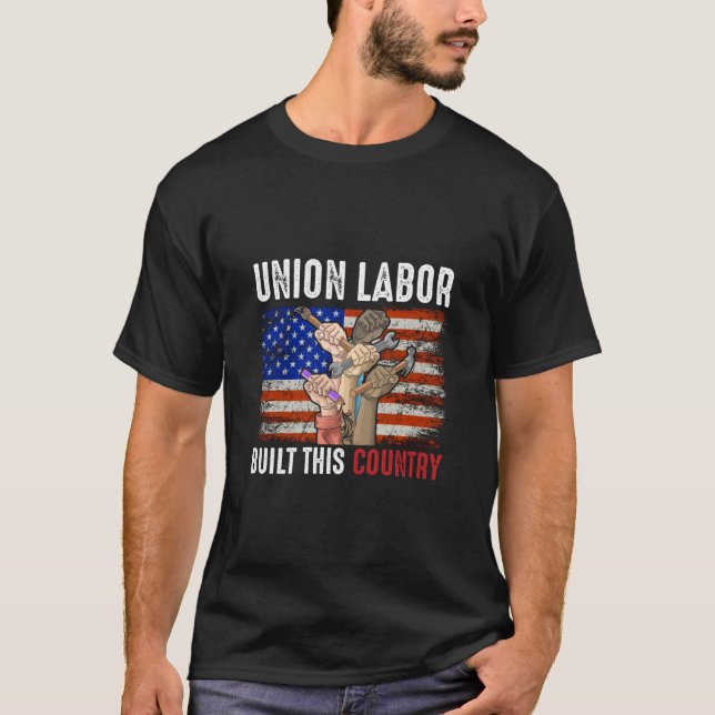 Gewerkschaft Labour baute diesen T - Shirt auf dem (Vorderseite)
