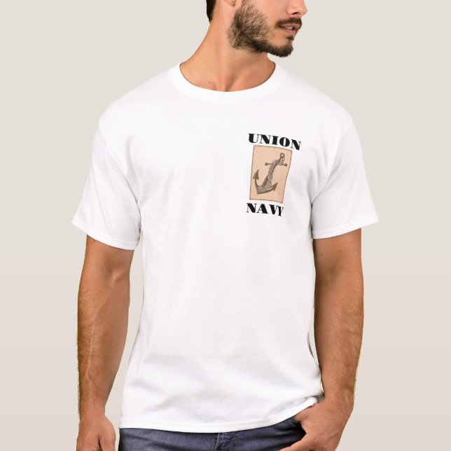 Gewerkschaft Navy T - Shirt (Vorderseite)