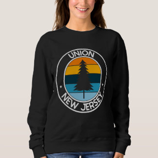 Gewerkschaft New Jersey NJ USA City Pride Retro Su Sweatshirt