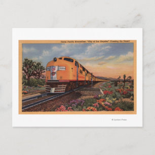 Gewerkschaft Pacific Railroad "City of Los Angeles Postkarte