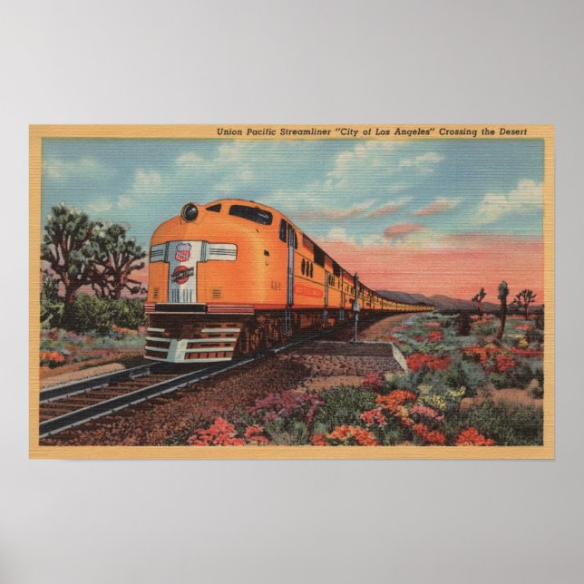 Gewerkschaft Pacific Train, City of L.A. Poster (Vorne)