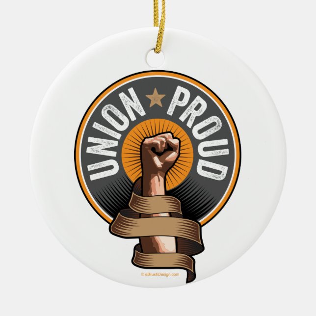 Gewerkschaft Proud Keramik Ornament (Vorne)