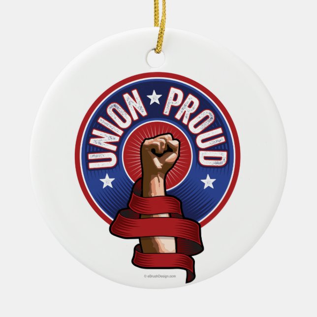 Gewerkschaft Proud Keramik Ornament (Vorne)
