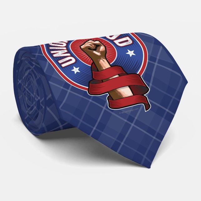 Gewerkschaft Proud Neck Tie Krawatte (Gerollt)