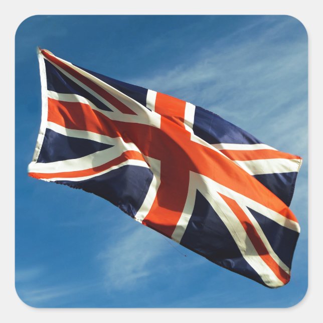 Gewerkschaft Quadratischer Aufkleber (Vorderseite)