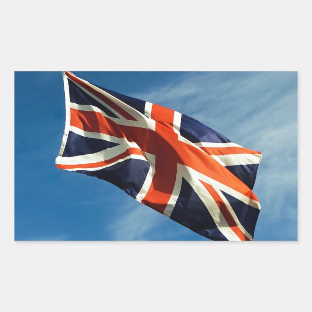 Gewerkschaft Rechteckiger Aufkleber (Vorderseite)