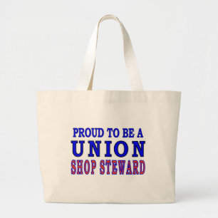 GEWERKSCHAFT SHOP STEWARD JUMBO STOFFBEUTEL