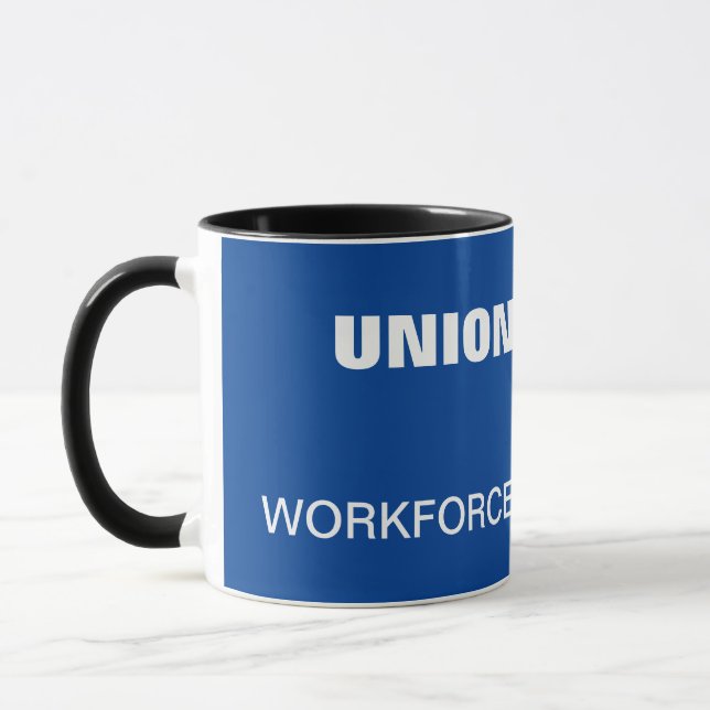 Gewerkschaft Slogan Tasse (Links)