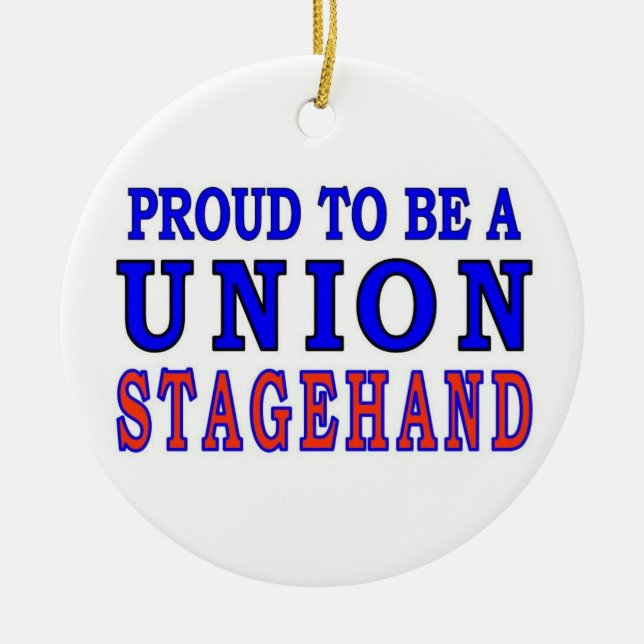 GEWERKSCHAFT STAGEHAND KERAMIK ORNAMENT (Vorne)