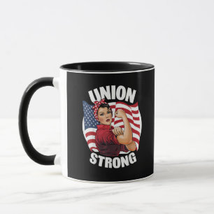 Gewerkschaft stark am Tag der Gewerkschaft für Arb Tasse