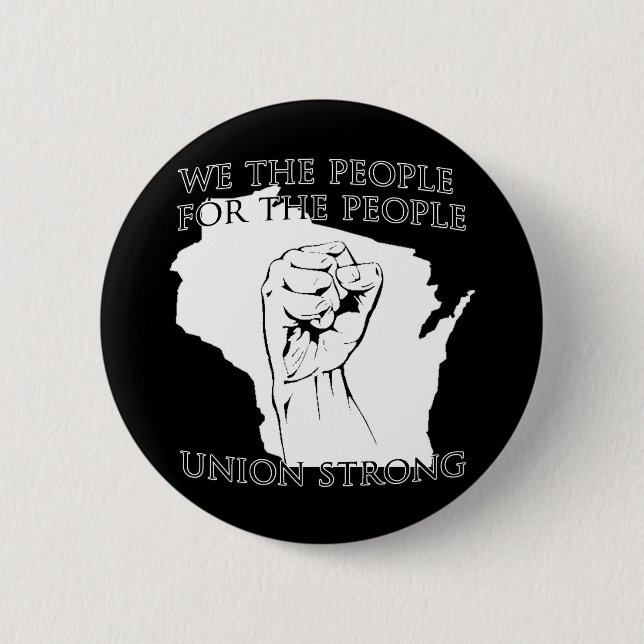 Gewerkschaft stark button (Vorderseite)