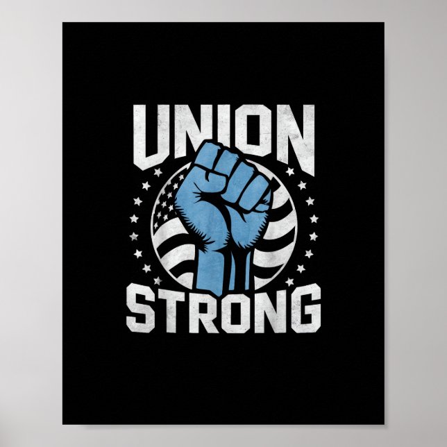 Gewerkschaft stark für Berufliche Arbeitnehmer - A Poster (Vorne)
