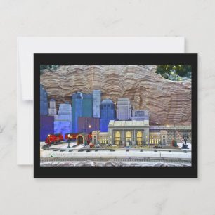 Gewerkschaft Station, Modellbahnausstellung, Kansa Postkarte