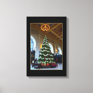 Gewerkschaft Station Weihnachtsbaum, Kansas City Leinwanddruck