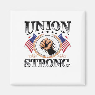 Gewerkschaft Strong American Flag Labour Day Viral Magnet
