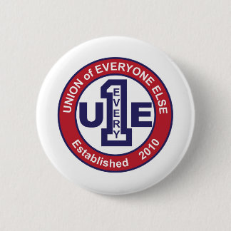 GEWERKSCHAFT von JEDER SONST/WEISS Button