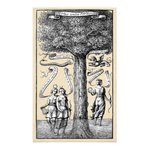 Gewerkschaft von Oppositen in der mittelalterliche Fotodruck