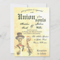 Gewerkschaft von Soul-Gothic Halloween Einladung