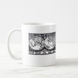 Gewerkschaft Zentralpazifik Vintage Eisenbahn Logo Kaffeetasse